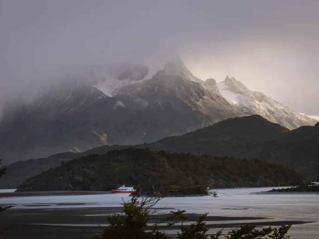 Torres del Paine Glacier Grey Boat